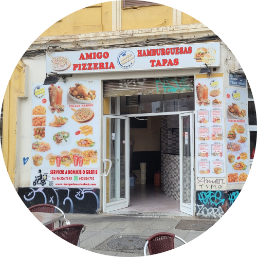 Amigo Doner Kebap y pizzeria logo