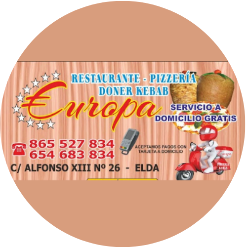 Europa pizzeria doner kebab logo