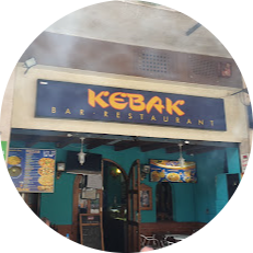 Kebak comida India y pizzas logo