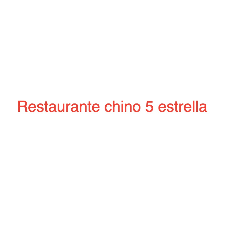 Restaurante chino 5 estrella logo